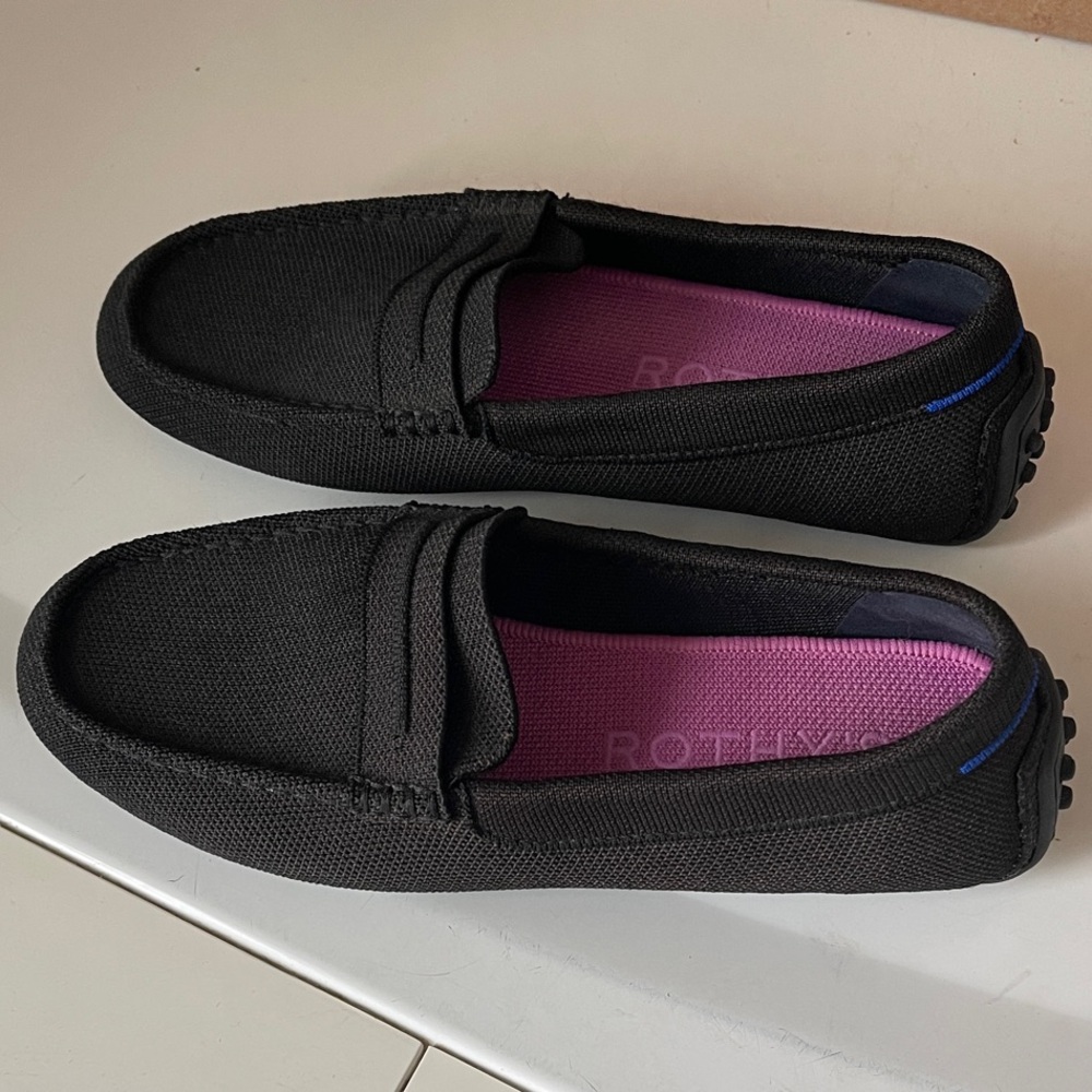 Rothy's Espresso Brown The Driver Loafers women Size 8